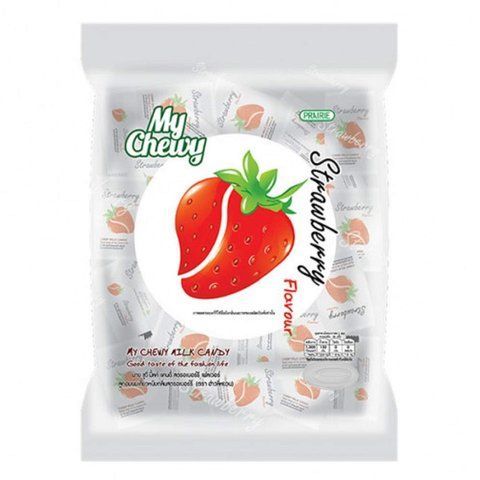 Тайские жевательные конфеты "Клубника + сливки" My Chewy 67 г Prairie (6956588500415) 1845554412 фото
