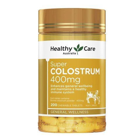 Иммуноглобулин в жевательных таблетках Colostrum 200 шт Healthy Care (9316254892232) 2430680590 фото