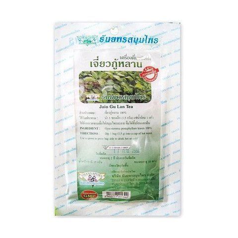 Чай Джиаогулан чай безсмертия JiaoGuLan Tea Gynostemma Pentaphyllum Thanyaporn Herbs 1482 т 0 фото