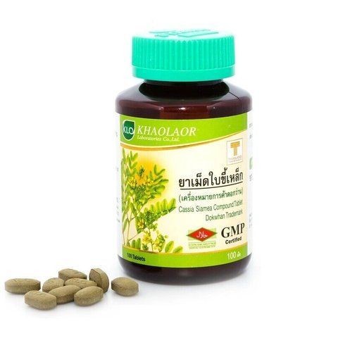 Средство для крепкого сна и спокойствия Khi Leg (Кассия) 100 шт Khaolaor (8850138012930) 2497382153 фото