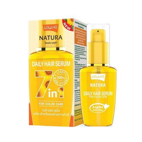 Несмываемая сыворотка для окрашенных волос Natura 50 мл Lolane (8850460987869) 1608992496 фото