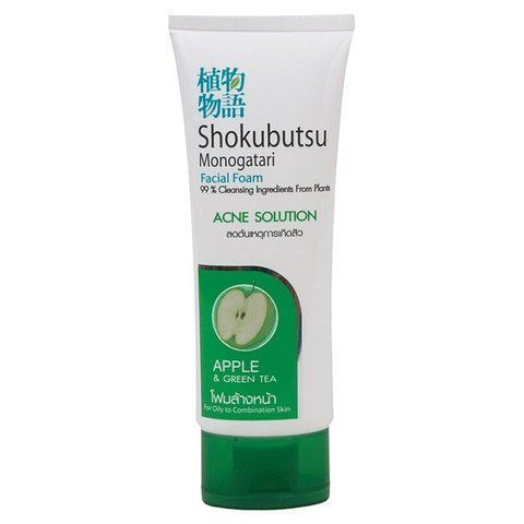 Пенка для умывания от прыщей "Зелёный чай и яблоко" Shokubutsu 100 мл LION (8850002011700) 2024210197 фото