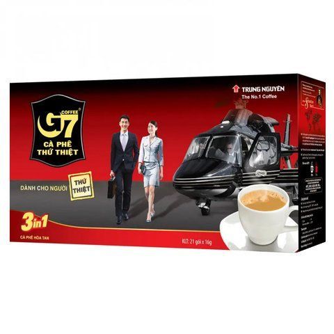 Вьетнамский растворимый кофе G7 с кокосовыми сливками 336 г Trung Nguyen 2593004604 фото