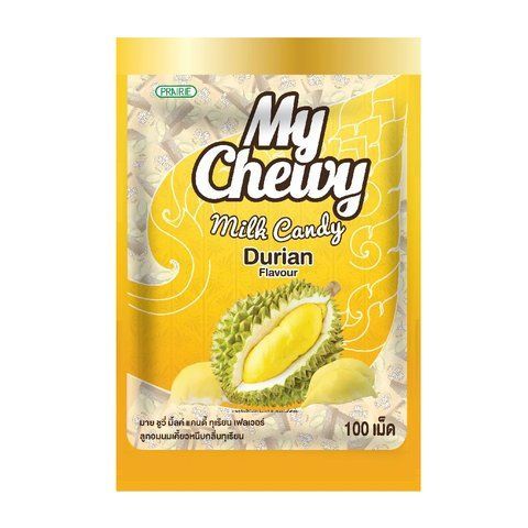 Тайські жувальні цукерки "дуріан + вершки" 360 г My Chewy (8852117000273) 2592155066 фото