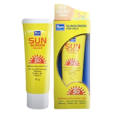 Солнцезащитный крем для лица Sunscreen SPF 50 PA 30 мл Yoko (8853976004877) 1907583072 фото