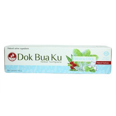 Тайська відбілююча зубна паста &laquo;Fresh & Cool&raquo; 100 г. Twin Lotus Herbal (8850348110051) 1607638294 фото