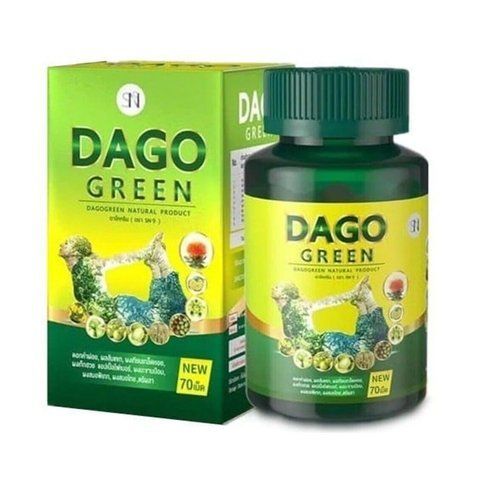 Таблетки для похудения и детокса Dago Green 70 шт. Natural Product (11-1-11054-5-0402) 1666159497 фото