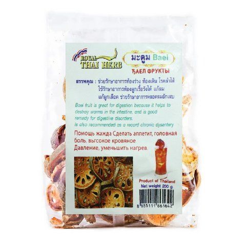 Натуральный чай Матум из плодов дерева Баэль 200 г Royal Thai (8855111861642) 1601254440 фото