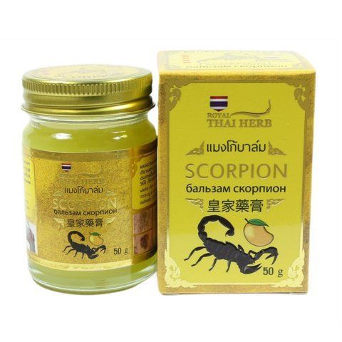 Мазь с ядом скорпиона и манго от воспаления мышц 50 мл Roayl Thai (8850024101588) 2226041531 фото