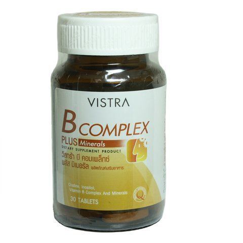 Комплекс Витаминов В и Минералов для укрепления нервной системы 30 шт Vistra (8851515602775) 1996360319 фото