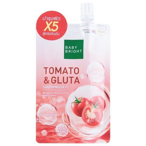 Успокаивающая сыворотка для лица с помидорами и глютатионом 50 г BABY BRIGHT (8858842053447) 1666018310 фото