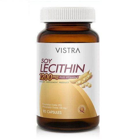 Соевый Лецитин плюс c Витамин Е 1200 мг Lecithin Vistra (8851515605806) 1996915706 фото