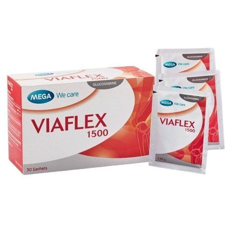 Глюкозамин для лечения суставов и позвоночника Viaflex 1500 30 шт Mega (8850769010114) 1775329017 фото