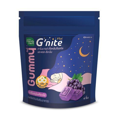 Мармелад для борьбы с бессонницей с успокаивающим эффектом G&rsquo;nite 4 штук Handy Herb 2627691740 фото