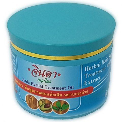 Маска для сухих и повреждённых волос с Женьшенем 400 мл. Jinda Herbal (8857106890484) 1598323324 фото