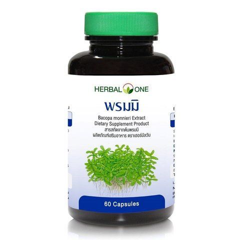 Капсулы для защиты от Альцгеймера и улучшения работы мозга Bacopa 60 шт Herbal (8853353303517) 1667855388 фото