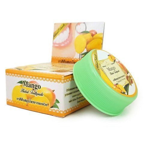 Відбілююча зубна паста з екстрактом Mango (Манго) 30 г. Rochjana (8859079400233) 569674648 фото