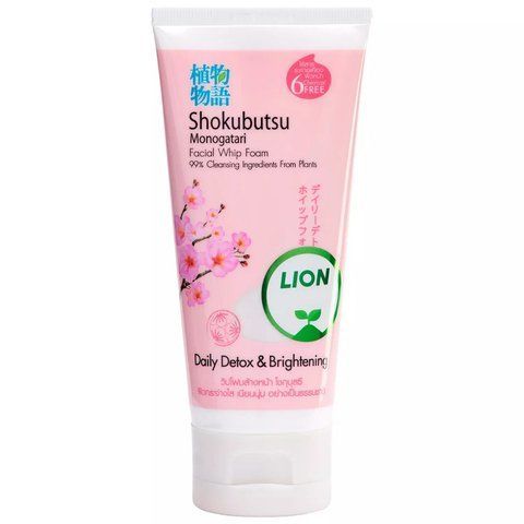 Пенка для умывания с сакурой Shokubutsu 100 мл LION (8850002033481) 2024155239 фото