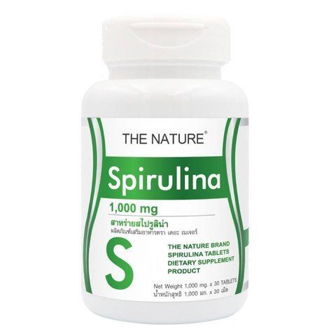 Тайская спирулина органическая Spirulina Organic 1000 мг 30 шт. Nature brend (8859050961159) 1709085403 фото