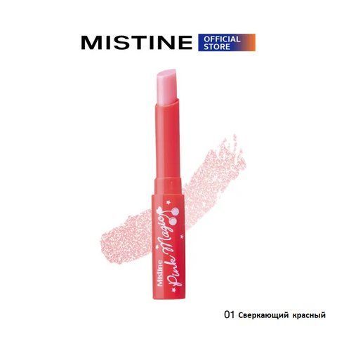 Бальзам для губ Pink Magic с оттенком, витаминами С и Е и ароматом вишни 1,5 г. Mistine (8859178743316) 1744963674 фото